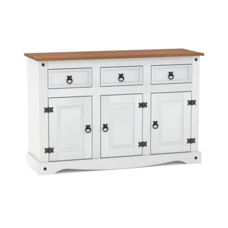 Promo Aparador + Mesa Ratona Linea Naturale - Blanco en Blanco/Roble - Mesas de living, Uruguay | La Cueva Muebles, vista 3