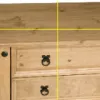 Comoda 5 cajones Cera/Blanco LINEA CORONA MADERA - Cómodas, Uruguay | Que Sal Muebleria, vista 3 de 12