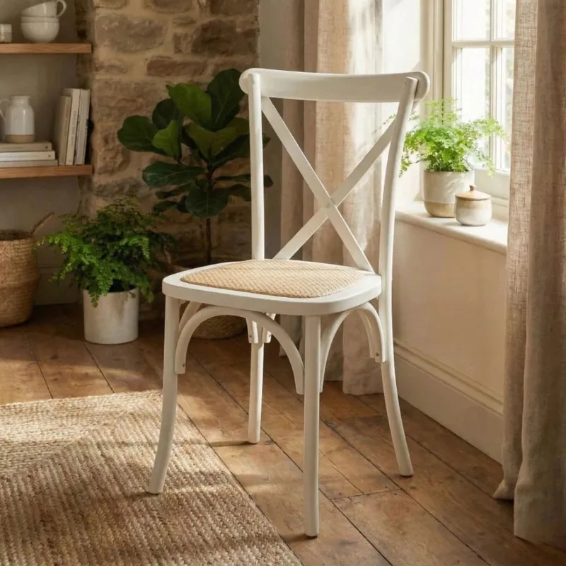 Silla de Comedor Clásica - Vienesa - Blanco - Sillas, Uruguay | Ecowood
