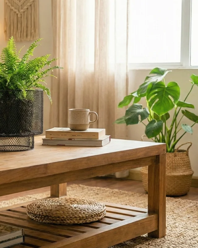 Mesa Ratona Fuko en Madera natural - Mesas de living, Uruguay | Tree House Deco, vista 7