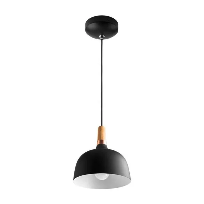 Lámpara Colgante Fersim Small Negra en Negro - Lámparas colgantes, Uruguay | Serlux, vista 4
