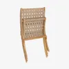 Butaca plegable Chabeli madera maciza acacia y - beige FSC 100% en Madera natural - Butacas, banquetas y puffs, Uruguay | Kavehome, vista 4 de 8