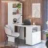 Escritorio Repisa Multifunción Duo - Línea Clara - Blanco en Blanco - Escritorios y sillas de escritorio, Uruguay | Ecowood, vista 1 de 5