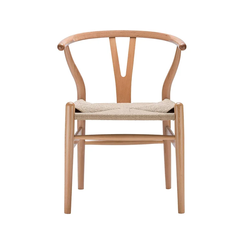 Silla Wishbone en Beige - Sillas, Uruguay | La Cueva Muebles, vista 3