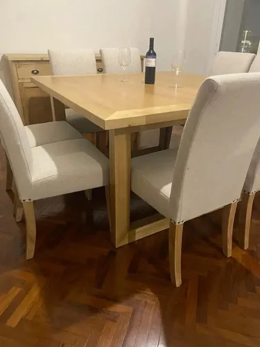 Juego Comedor Cuadrado 8 Sillas 140x140 Mesa Monaco Ozark A Eleccion en A Eleccion - Mesas de comedor, Uruguay | Ozark Home, vista 4
