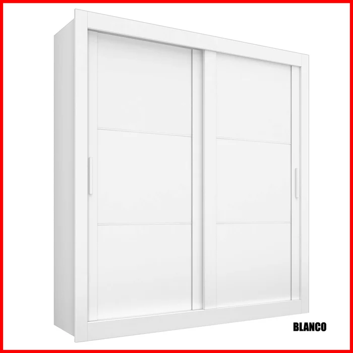 Placard 2 puertas de correr – Titanium 8720204 - Roperos y placares, Uruguay | Punto Unión, vista 2
