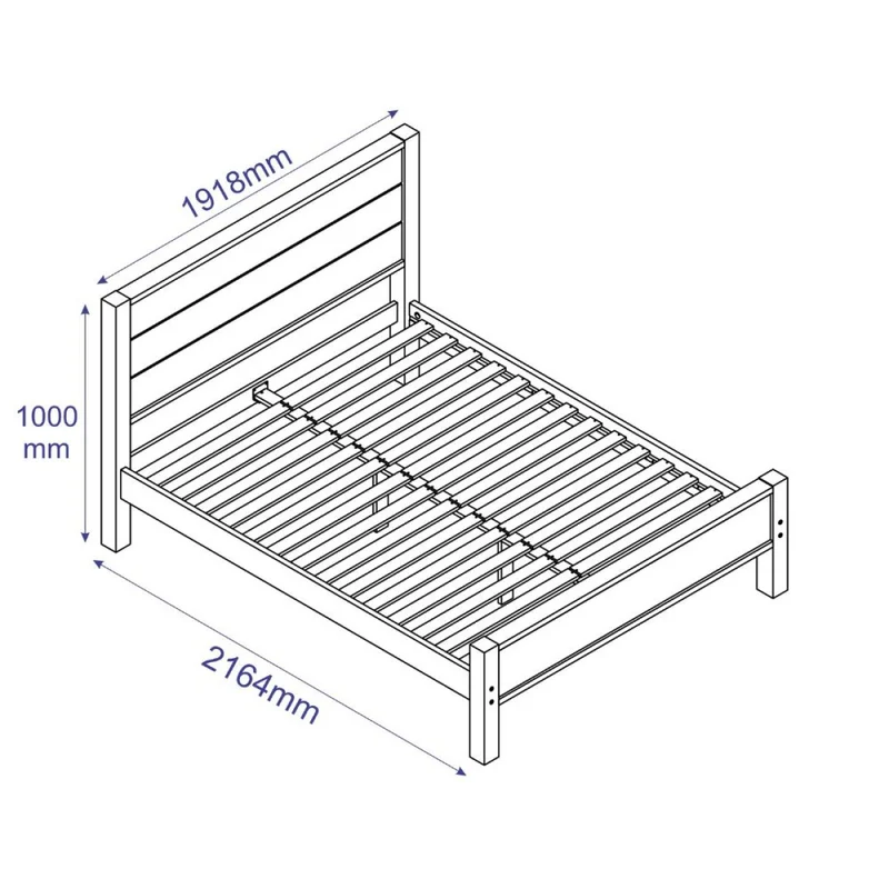 Cama Queen Linea El Dorado en Madera natural - Dormitorio, Uruguay | La Cueva Muebles, vista 6