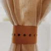 Cortineros faja y tachas de cuero – Set x2 - Percheros y colgadores, Uruguay | Dreams On Time, vista 2 de 4