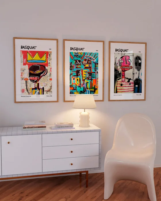 Basquiat N.01 en Multicolor - Láminas, Uruguay | La Cuadrería