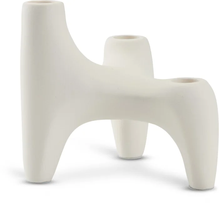 Portavelas VIGNIR A13xL16xA15cm blanco en Blanco - Velas y Portavelas, Uruguay | JYSK