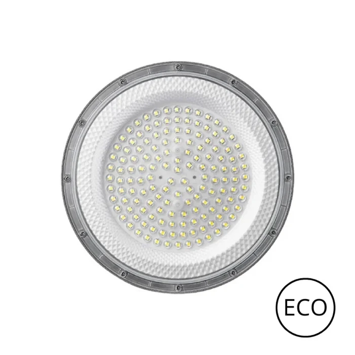 Campana High Bay 100W Luz Fria ECO en Gris - Lámparas colgantes, Uruguay | Serlux
