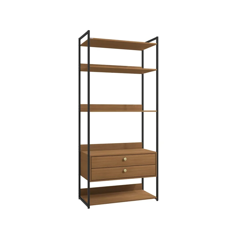 Closet Abierto Modular P49 - Linea Industrial en Madera natural - Roperos y placares, Uruguay | Balton, vista 14