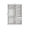 Placard 2 Puertas Mdp Blanco Oxford en Blanco - Roperos y placares, Uruguay | Divino, vista 3 de 4