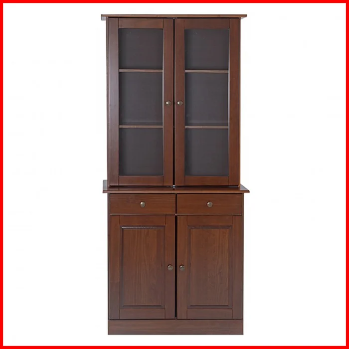 Cristalero 4 puertas – Agata en Marrón - Aparadores y recibidores, Uruguay | Punto Unión