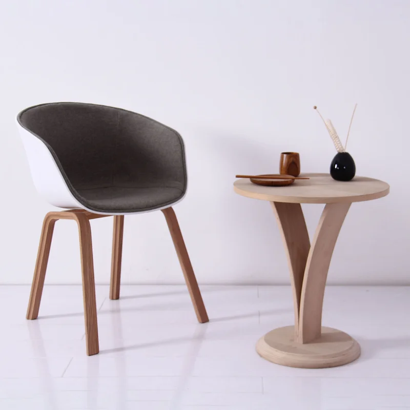 Silla De Comedor Polipropileno-y-madera Gris Gardenia en Gris - Sillas, Uruguay | Divino, vista 7