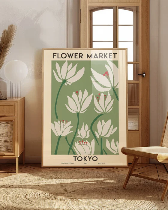 Flower Market - Tokyo - Láminas, Uruguay | La Cuadrería, vista 2