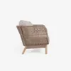 Sofá Catalina 3 plazas de cuerda - beige y madera maciza de acacia 170 cm FSC en Beige - Sillones y sofás, Uruguay | Kavehome, vista 8 de 10