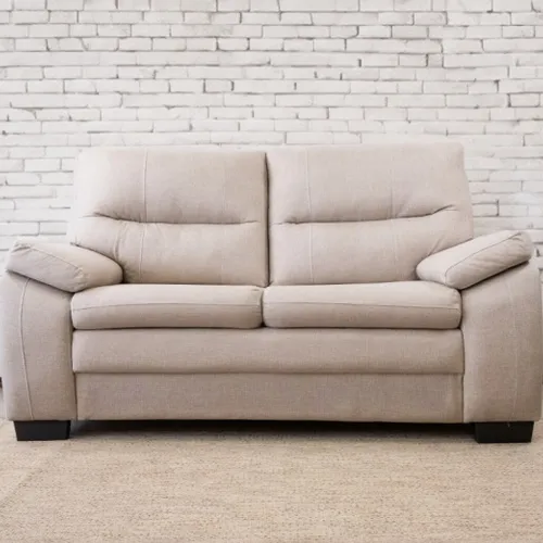 SOFA ADRIA 2 CUERPOS LINO BEIGE en Beige - Sillones y sofás, Uruguay | Alfa Ventas