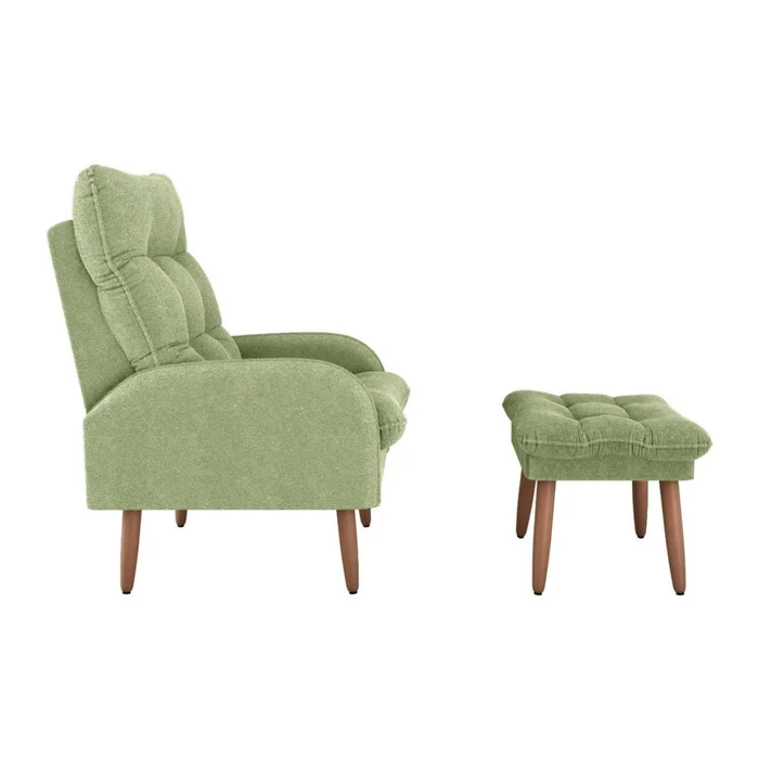 Kit Poltrona + Puff Relax - Verde en Verde - Sillones y sofás, Uruguay | Ecowood, vista 4