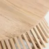 Mesa auxiliar Jeanette madera maciza de teca Ø 50 cm en Madera natural - Mesas de arrimo, Uruguay | Kavehome, vista 5 de 6