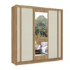 Placard Ropero 3 Puertas Mdp Marron Ibiza Flex en Marrón - Roperos y placares, Uruguay | Divino, vista 5 de 5