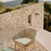 Butaca Olbia de ratán sintético y madera maciza de teca FSC 100% en Verde - Butacas, banquetas y puffs, Uruguay | Kavehome, vista 2 de 10