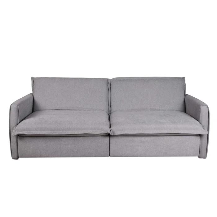Sofá Cama 3 Cuerpos Tela Gris Verona en Gris - Sillones y sofás, Uruguay | Divino, vista 5