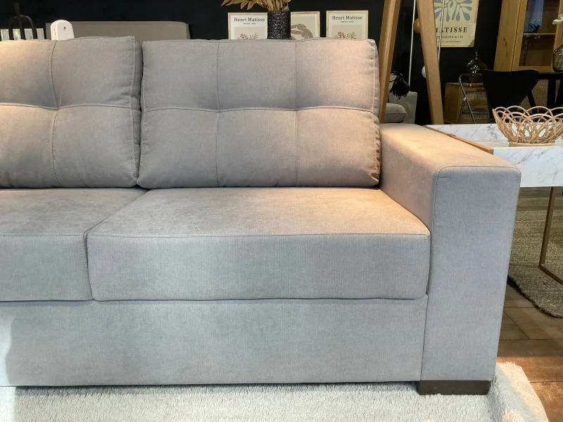 Sofá Mónaco 2 Cuerpos - Gris (165 cm) en Gris - Sillones y sofás, Uruguay | Berna Home, vista 7
