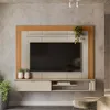 PANEL PARA TV LUGANO NATURE OFF WHITE - Muebles para TV, Uruguay | Rosas Hermanos, vista 4 de 4