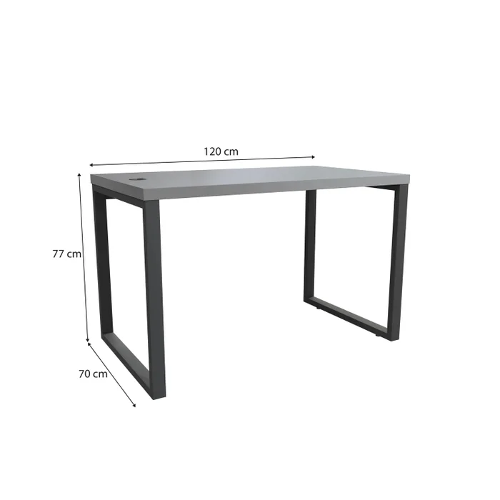 MESA ESCRITORIO INDUSTRIAL PREMIUM DIRECTOR 120CM en Marrón - Bibliotecas, Uruguay | Balton, vista 9