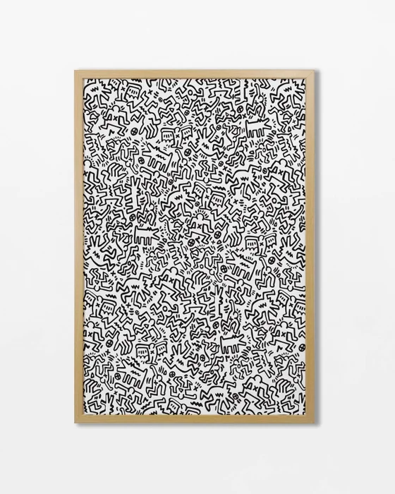Keith Haring - Figuras en Multicolor - Láminas, Uruguay | La Cuadrería