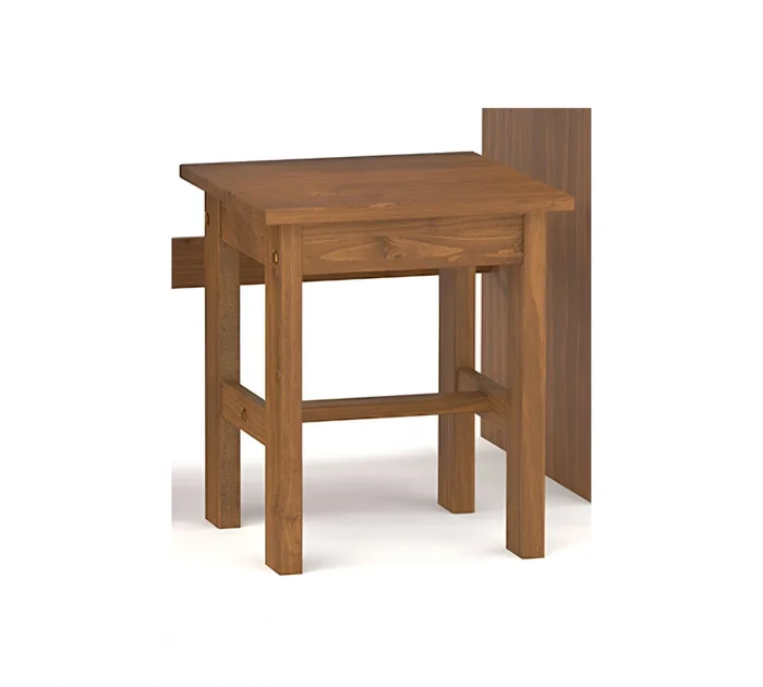 Escritorio - 5 Cajones + 1 Puerta + BANCO - Nogal en Madera natural - Escritorios y sillas de escritorio, Uruguay | Rústico Hogar, vista 3