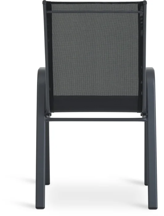 Silla apilable LEKNES negro en Negro - Muebles para el exterior, Uruguay | JYSK, vista 4