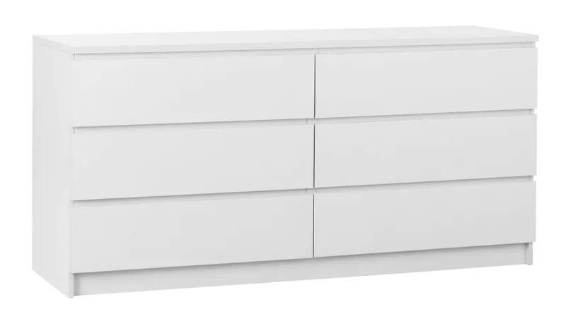 Cómoda LIMFJORDEN 3+3 cajones blanco en Blanco - Cómodas, Uruguay | JYSK