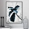 CUADRO CANVAS 30x40CM MARCO NEGRO FLOR AZUL 2 en Azul - Decoración de pared, Uruguay | Koz, vista 2 de 2