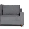 Rinconera Avero - Tela Microfibra - Chaise izquierdo - Berlin 06 (Grafito) en Gris - Sillones y sofás, Uruguay | NYR, vista 3 de 4
