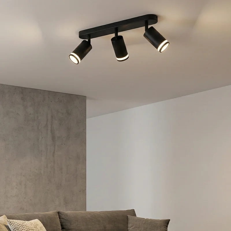Aplique de Pared Orion Triple en Negro - Iluminación, Uruguay | La Perla, vista 3