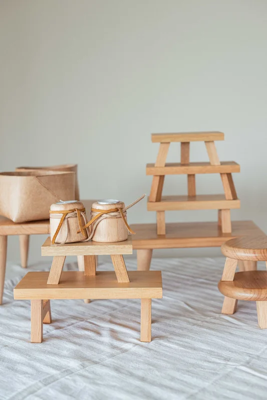 Candelabros peque x 2 (doble cuero) en Madera natural - Velas y Portavelas, Uruguay | Dreams On Time, vista 8