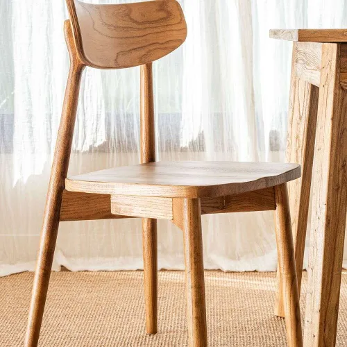 SILLA MICK - OLMO MIEL - Sillas, Uruguay | La Iberica