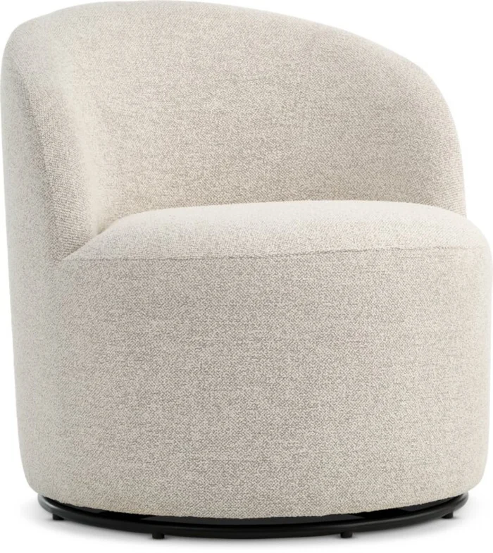 Sillón lounge ANDRUP giratorio beige en Beige - Butacas, banquetas y puffs, Uruguay | JYSK, vista 2