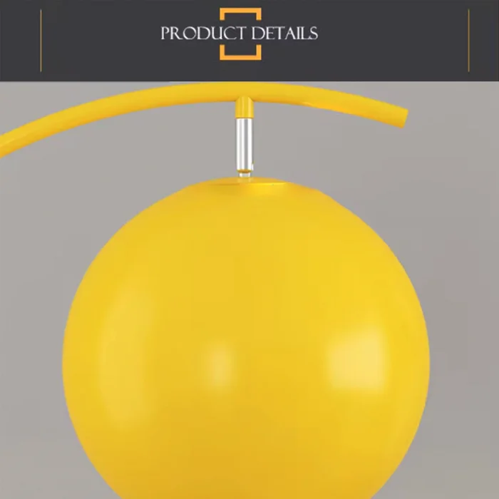 Lampara de pie Katarina en Amarillo - Lámparas de mesa, Uruguay | Decotech, vista 5