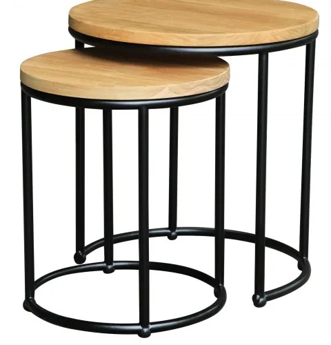 Set de Mesa Nido Anthony en Madera natural - Mesas de living, Uruguay | New York Home