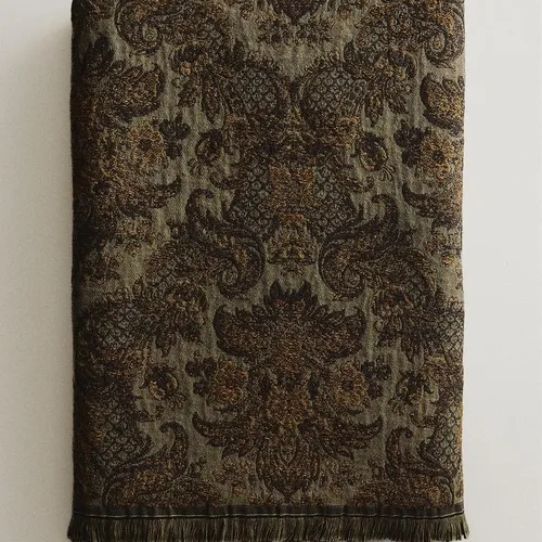 MANTA JACQUARD FLORES - Textiles, Uruguay | Zara Home