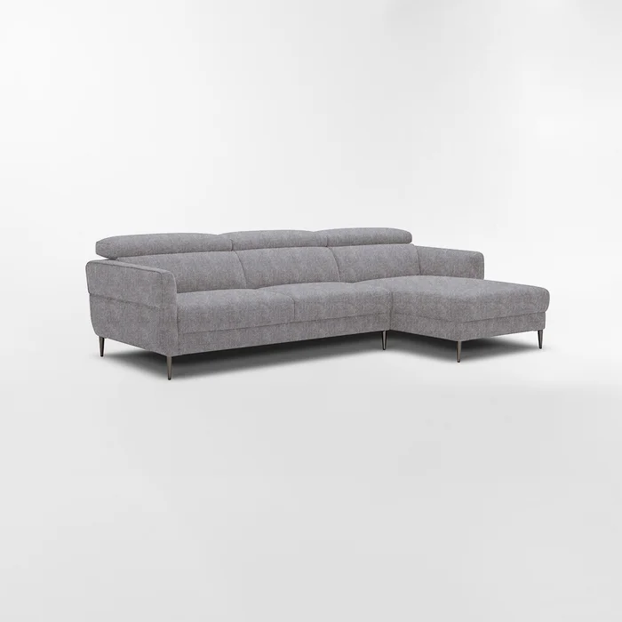 Sofá con chaise MOOVE GRIS DERECHO en Gris, Uruguay | Viasono, vista 2