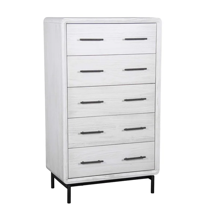 Cómoda Cajonera Madera Blanco Westbrook en Blanco - Cómodas, Uruguay | Divino, vista 2