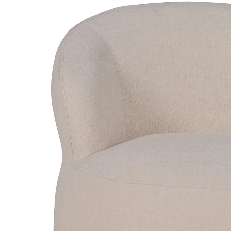 Butaca Bold Giratoria - Tela Microfibra - 110 (Crudo) en Beige - Butacas, banquetas y puffs, Uruguay | Nyr, vista 5