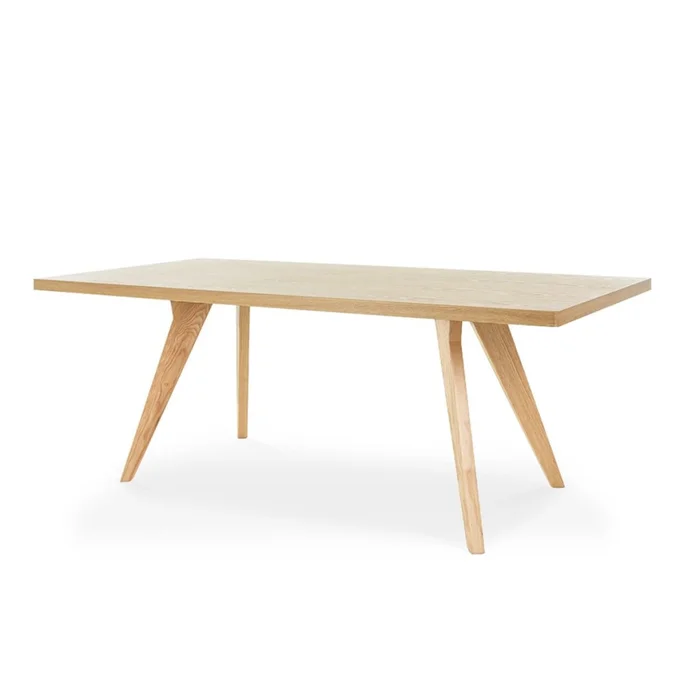 Mesa de comedor EM 160 cm en Madera natural - Mesas de comedor, Uruguay | Samic