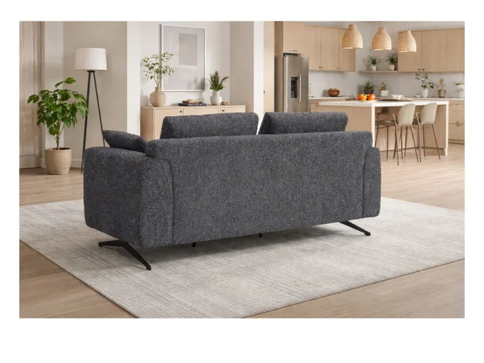 Sofa 3 cps MAGNUS - Gris Oscuro en Gris - Sillones y sofás, Uruguay | Finkel, vista 3