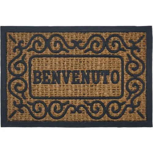 FELPUDO COCO/GOMA 40X60CM H.1CM BENVENUTO - Textiles, Uruguay | Decohogar