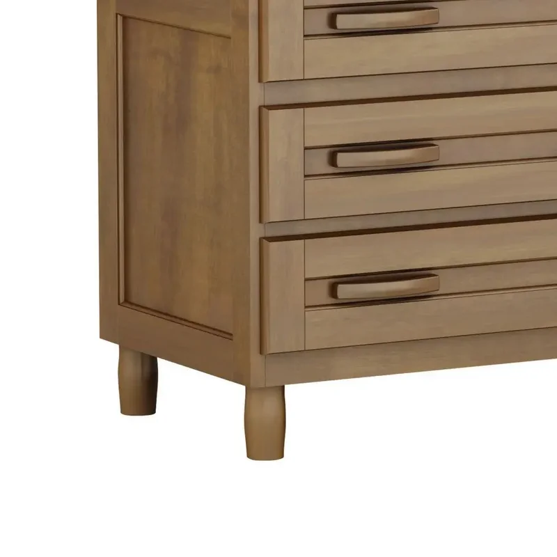 Comoda Zapatera 5 Cajones 1 Puerta 100% Madera en Madera natural - Cómodas, Uruguay | Soy Hogar, vista 7